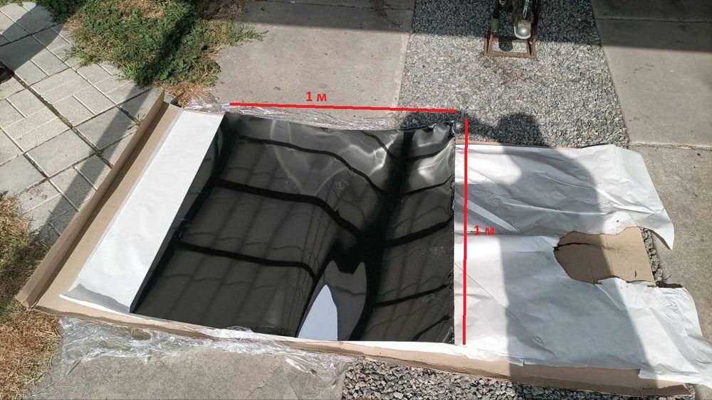 Листок нержавіючої сталі 1*1 м