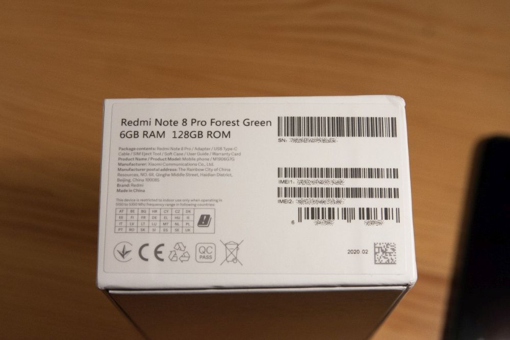 Redmi Note 8 Pro 6/128 GB NFC 64Mpix 4500mAh Android 11 forest green