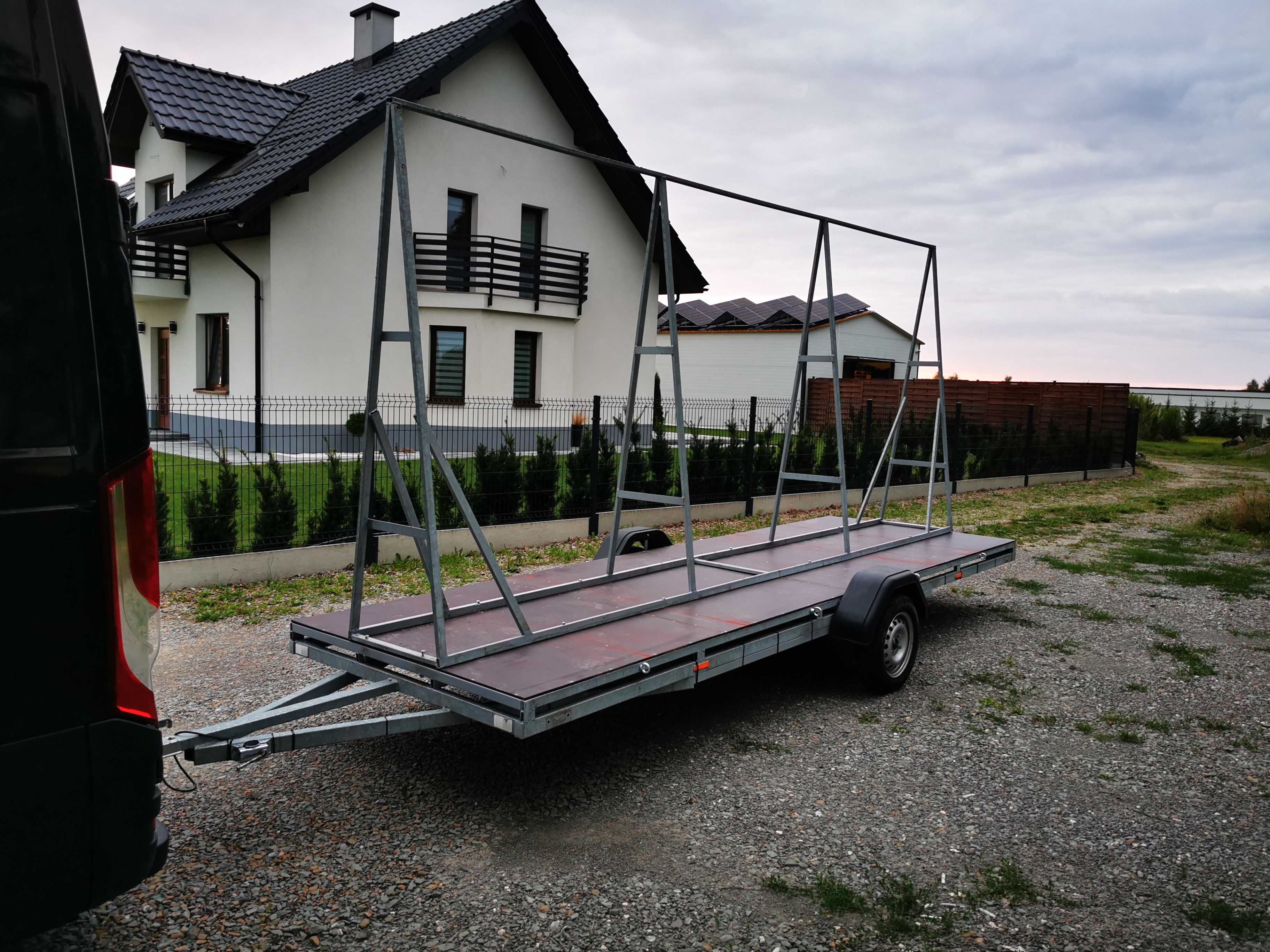 Wypożyczalnia wynajmę przyczepka dłużyca platforma