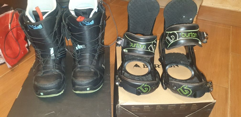 Buty snowboardowe i zapięcia