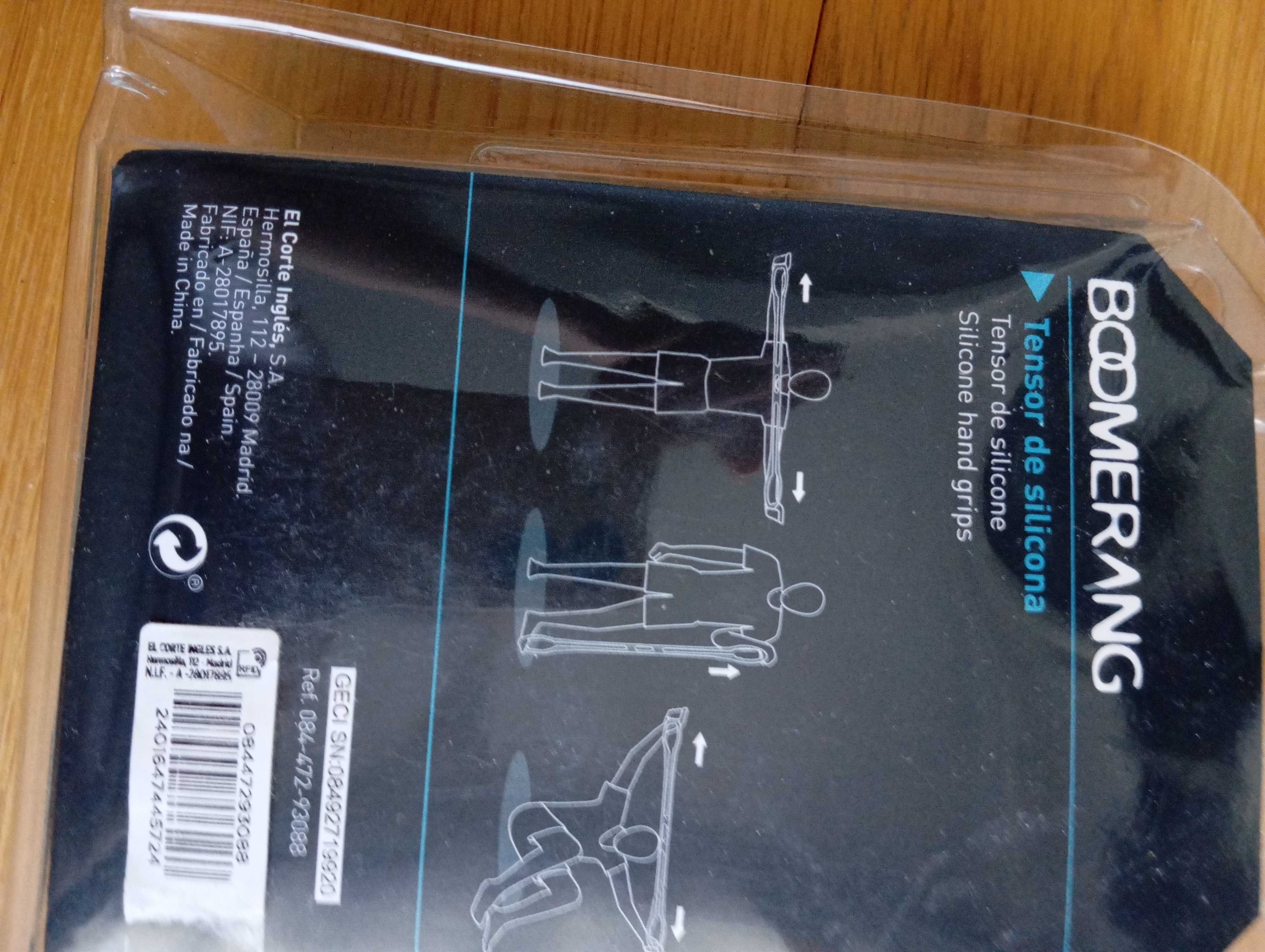 Elástico tensor de silicone