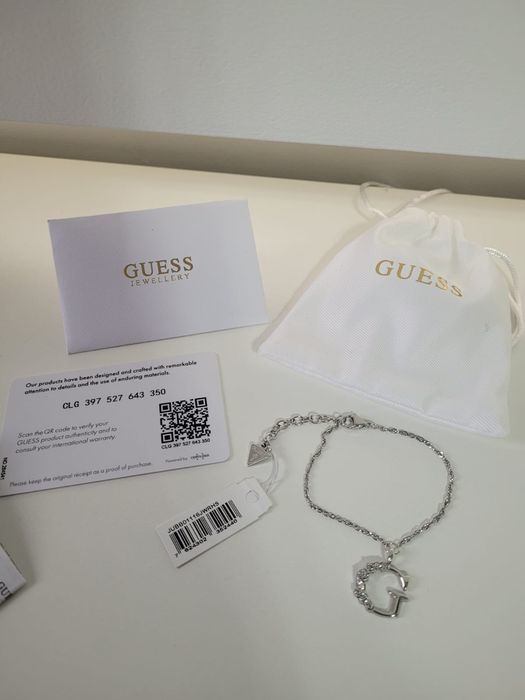 Bransoletka damska GUESS srebrna