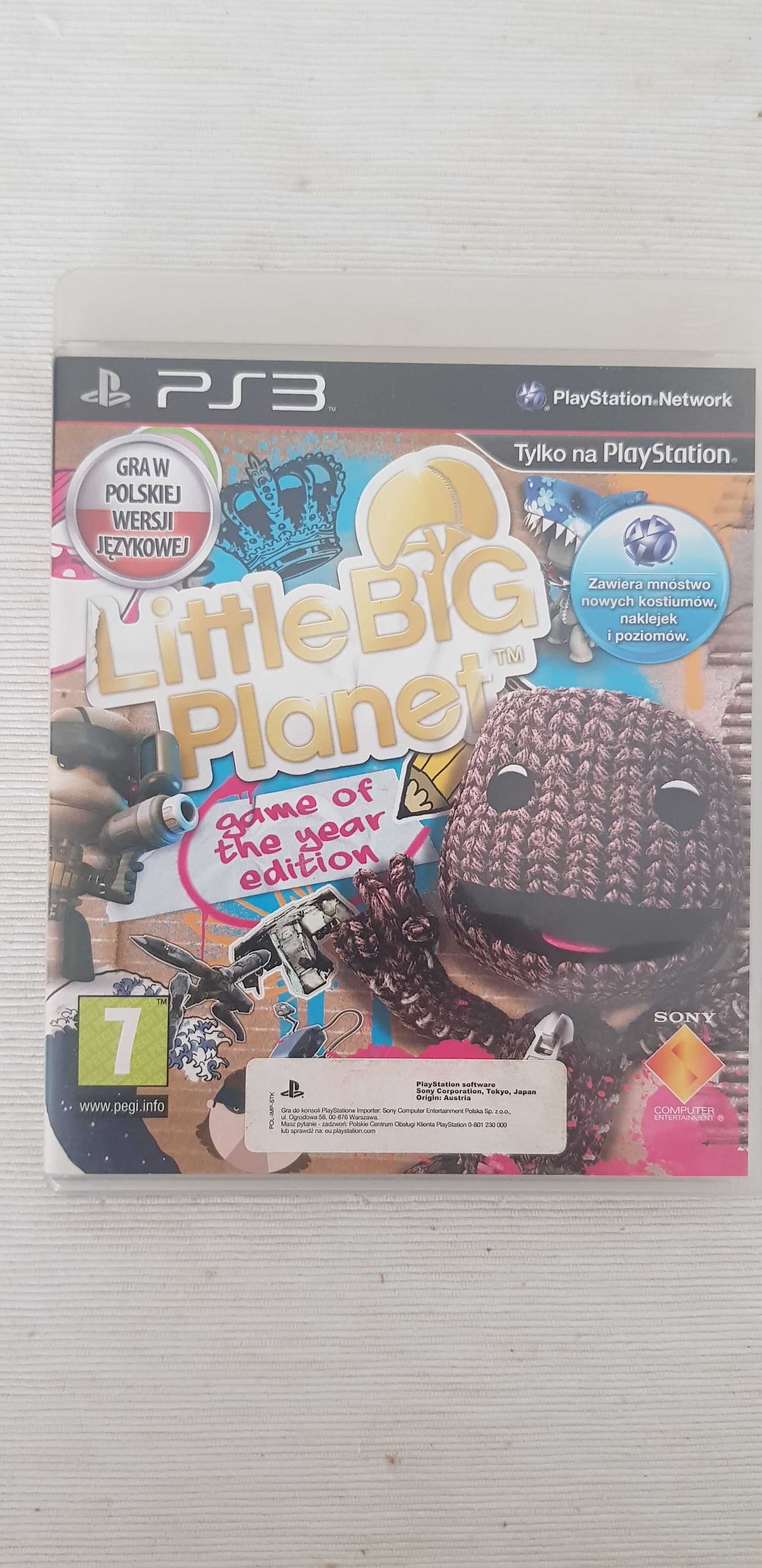 Little Big Planet Game of the Year Edition PS3 PL Lektor