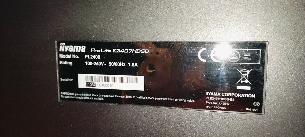 Monitor IIyama LCD