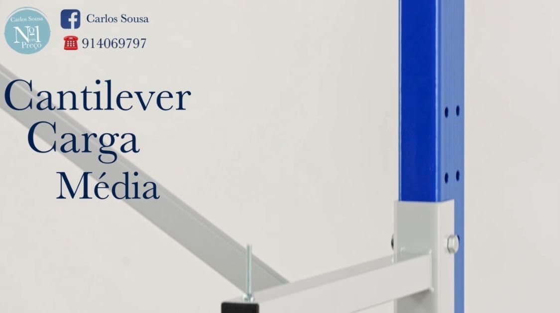Estante Cantilever carga Ligeira e Média