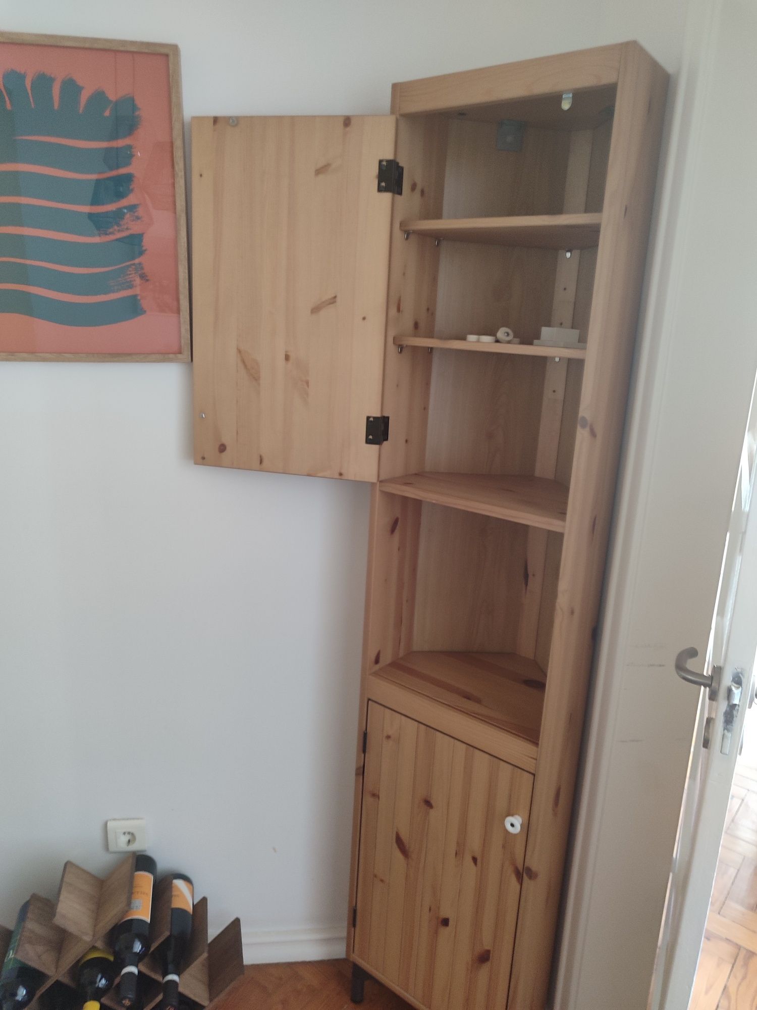 Movel canto  Ikea madeira Silveran
