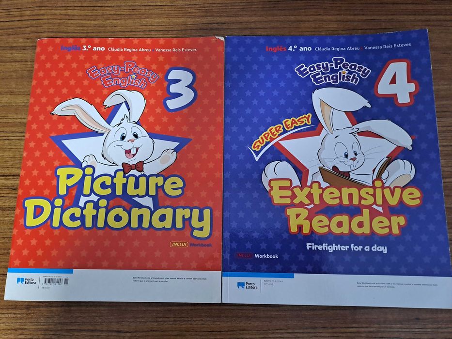 Livros de actividade Easy Peasy 3 e 4