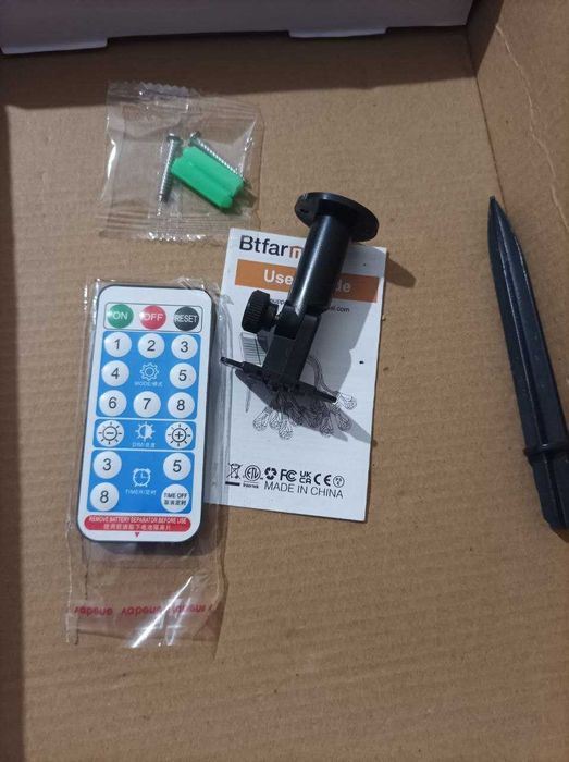 Вулична герлянда, на сонячній панелі