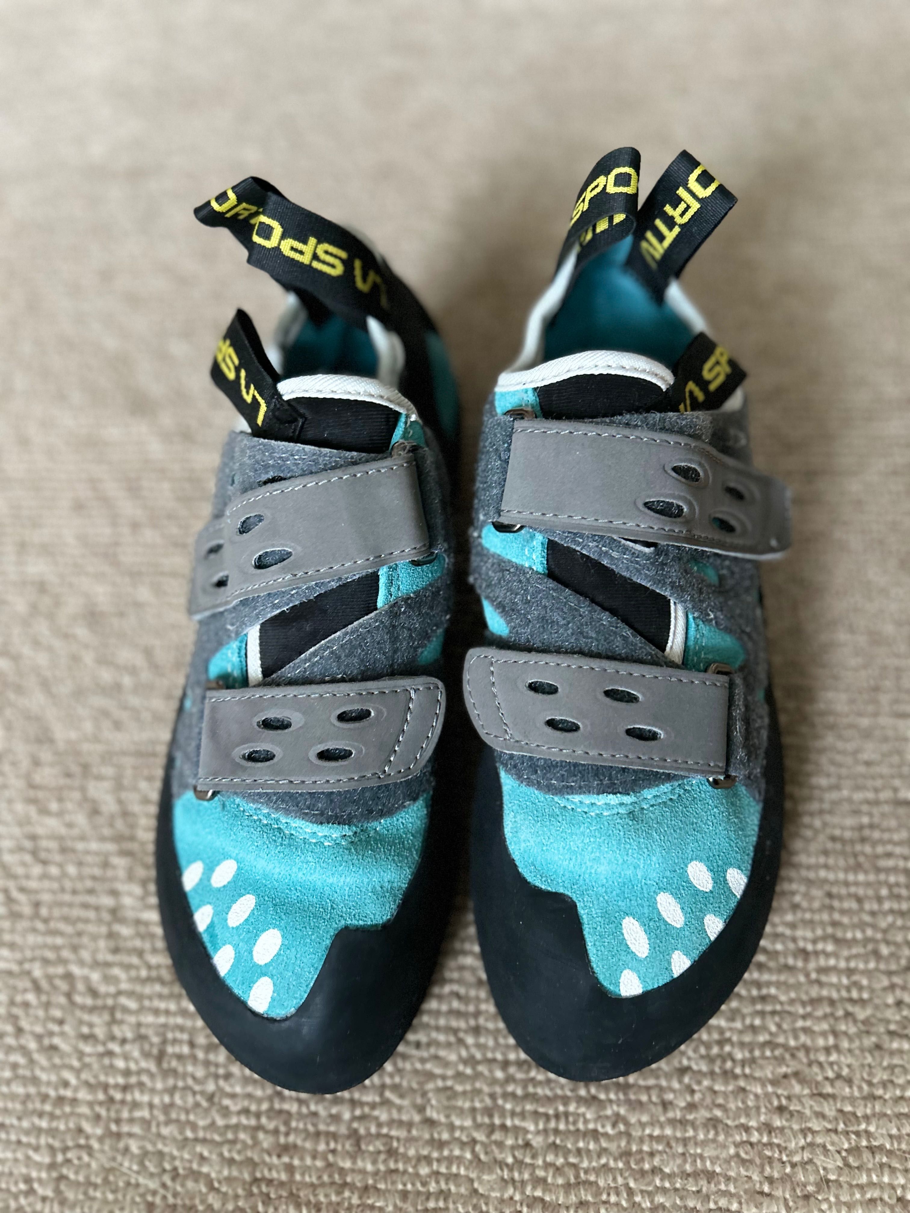 Buty do wspinaczki - La Sportiva Tarantula, 38,5, turkusowe