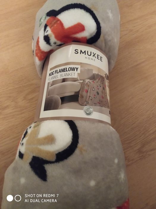 Koc flanelowy Smukee