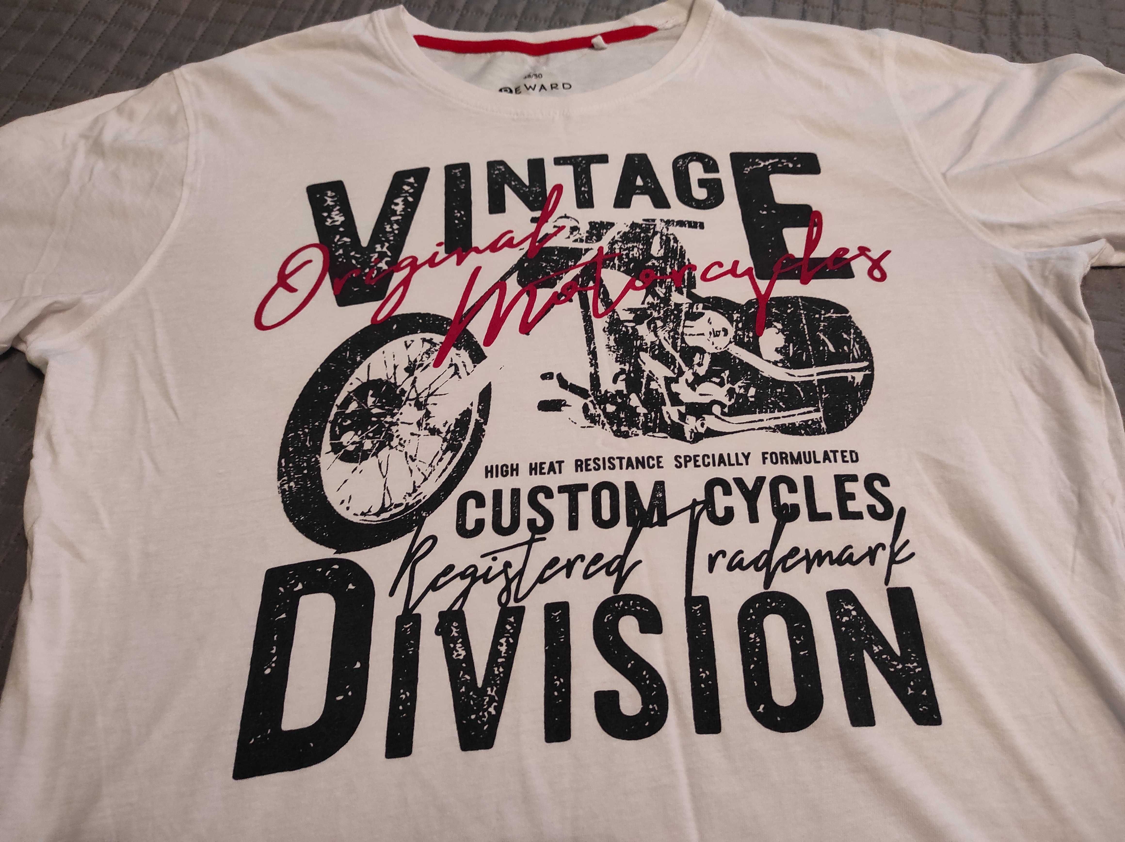T-shirt, koszulka - Vintage Custom Cycles - rozmiar M