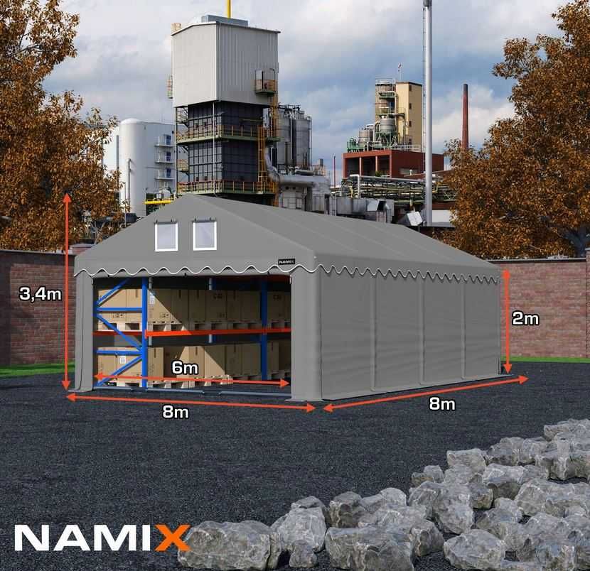 *** PROMOCJA *** Namiot GRAND 8x8m hala magazynowy MOCNY