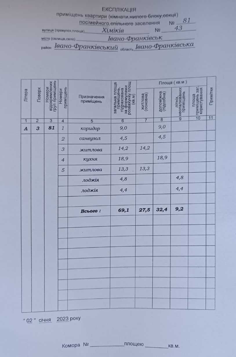 Продається двокімнатна квартира / ЖК Квартал Галицький 2 / Є-Оселя