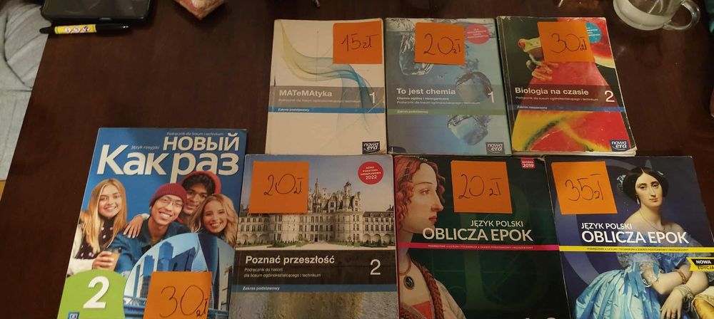 Podręczniki szkoła średnia