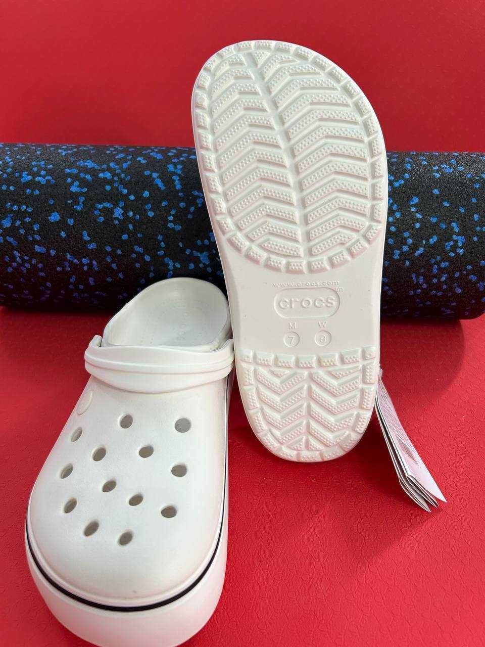 Уценка! Crocs Crocband Platform 39 размер. Женские кроксы.