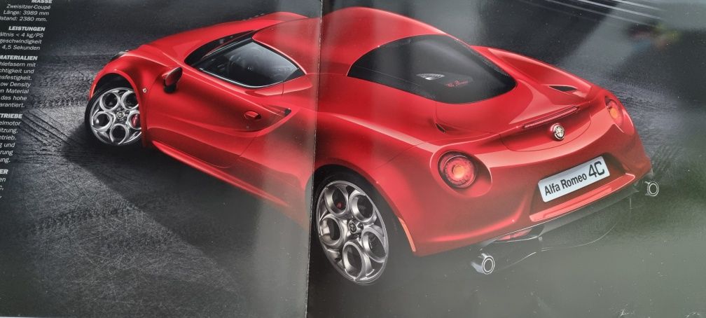 2013 Prospekt Alfa Romeo 4C