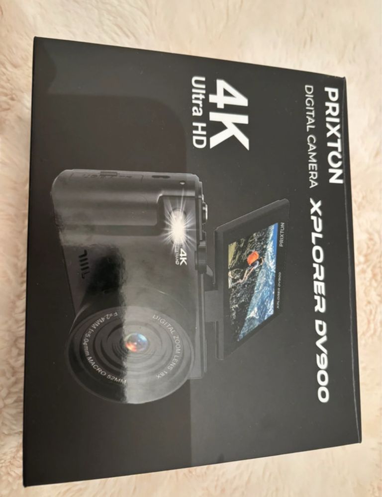 Prixton digital câmera xplorer DV900 4k ultra hd