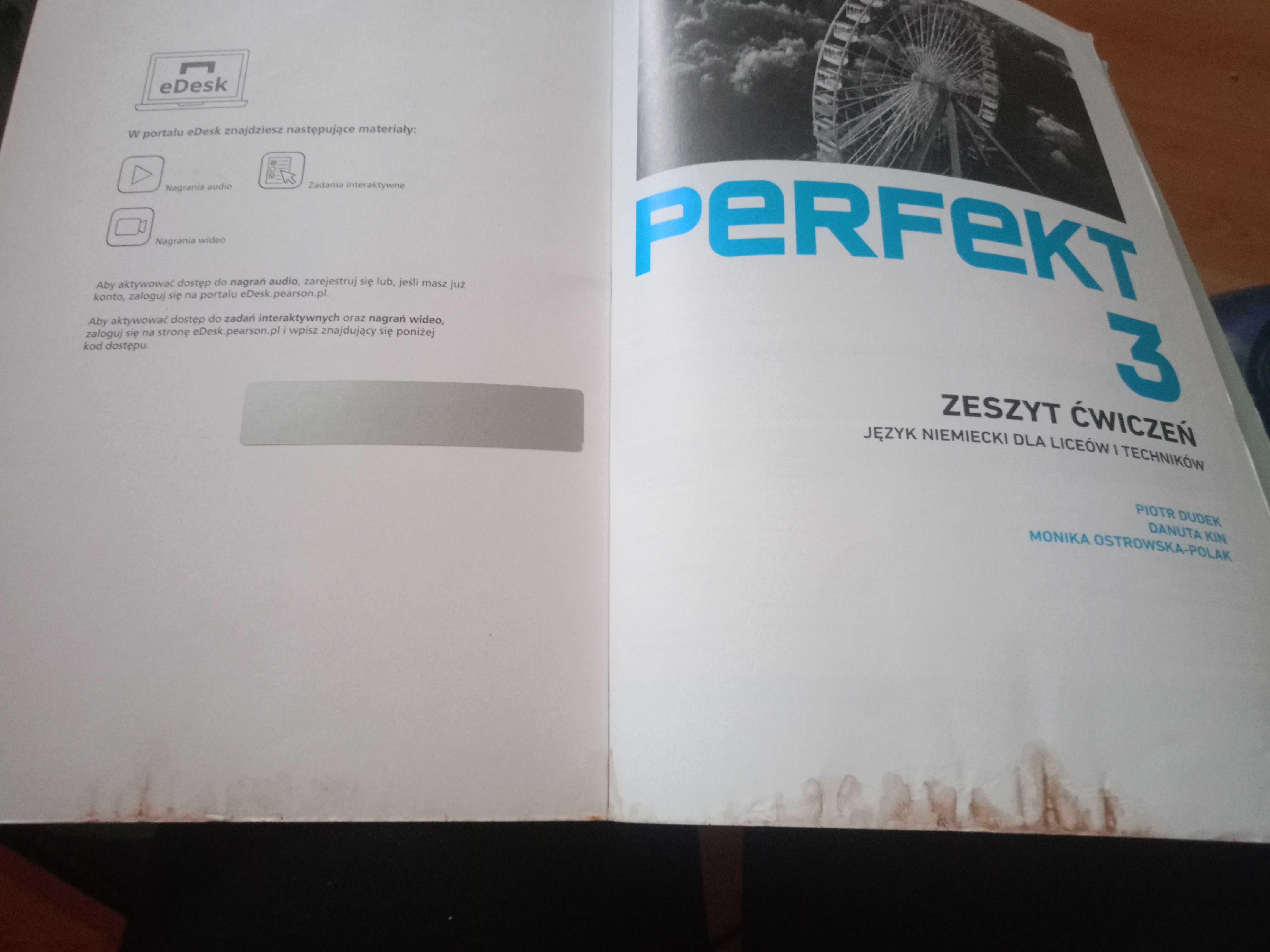 Podręcznik i ćwiczenia Perfect 3 wydawnictwo Pearson