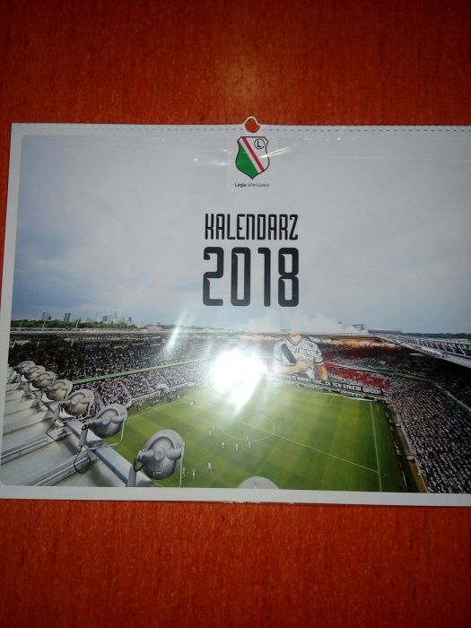 Sprzedam kalendarz Legia Warszawa 2018 rok.