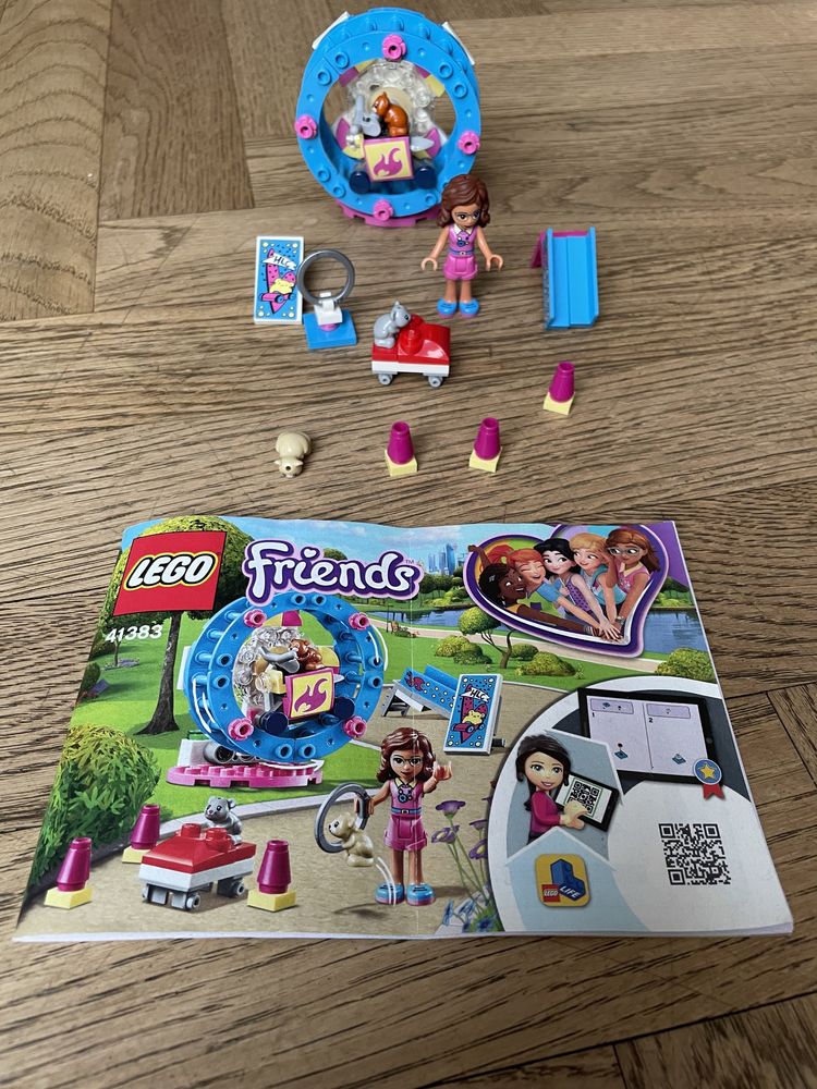 Zestaw Lego Friends Plac zabaw dla chomików Olivii 41383