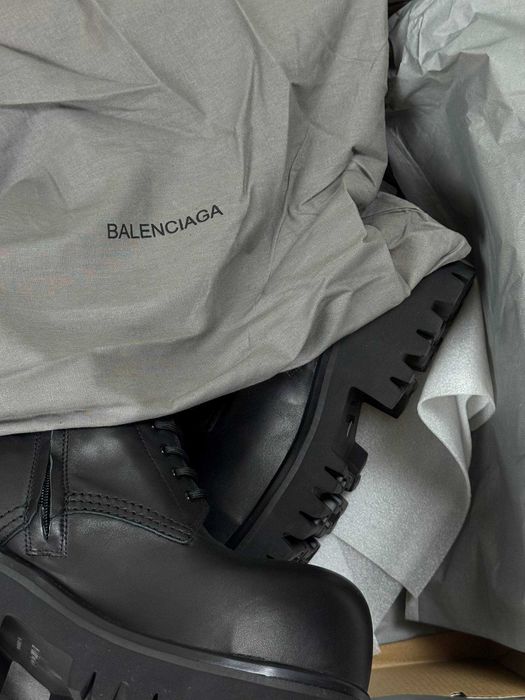 BALENCIAGA STOMPER BOOTS Leather кожаные шкіряні черевики ботинки 43