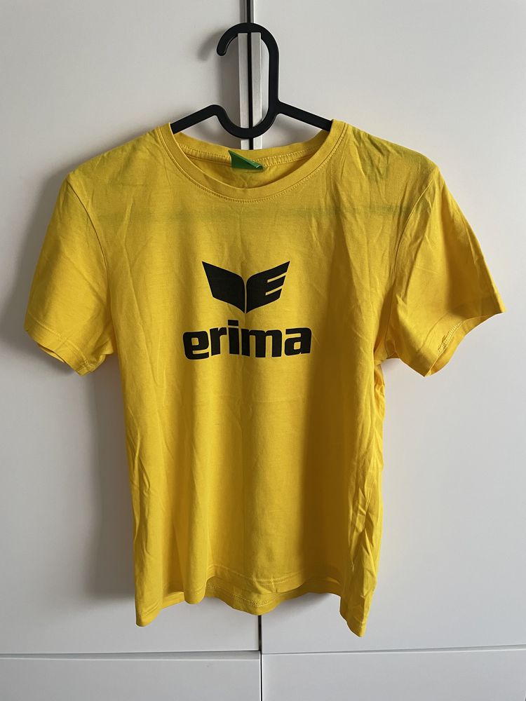 Nowa Koszulka T-shirt żółta Erima rozm. 152