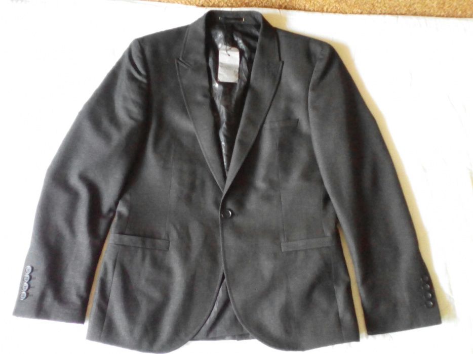 Стильный пиджак Турция тёмно-серого цвета
