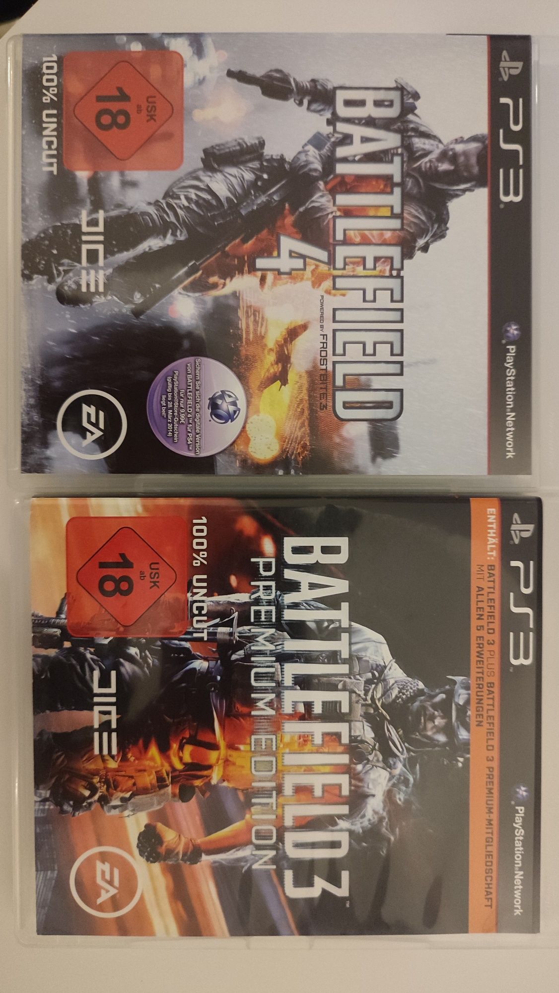 PS3 Battlefield 3 + 4 zestaw