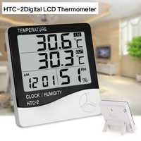 Термометр, гигрометр, часы, метеостанция HTC-2 + выносной датчик