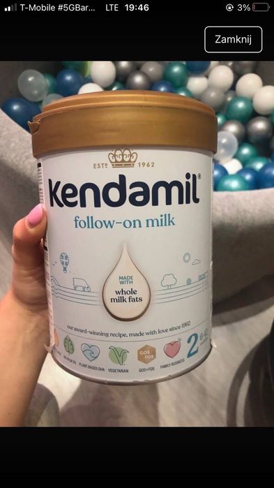 Kendamil 2 follow on milk whole milk fat 800 g