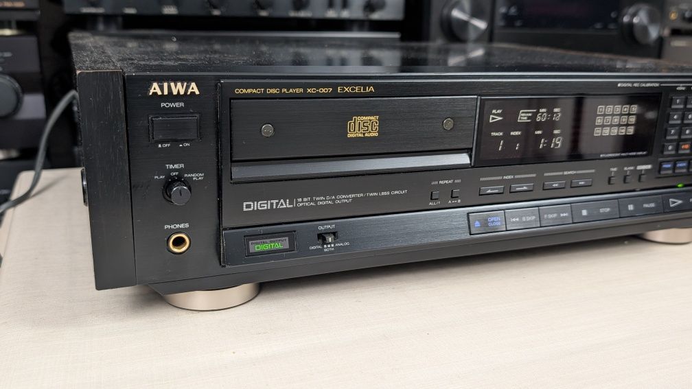 Aiwa XC-007 EXCELIA Unikatowy odtwarzacz płyt CD