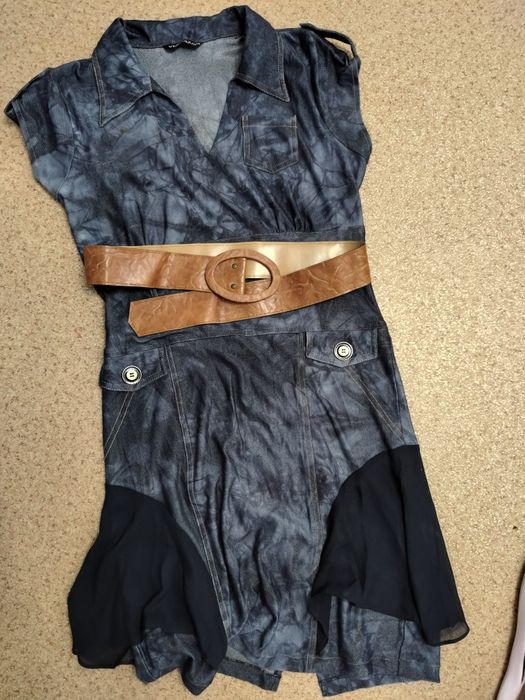 Плаття фірмове Vezzaro Collection (Італія) джинсового стилю, розмір 44