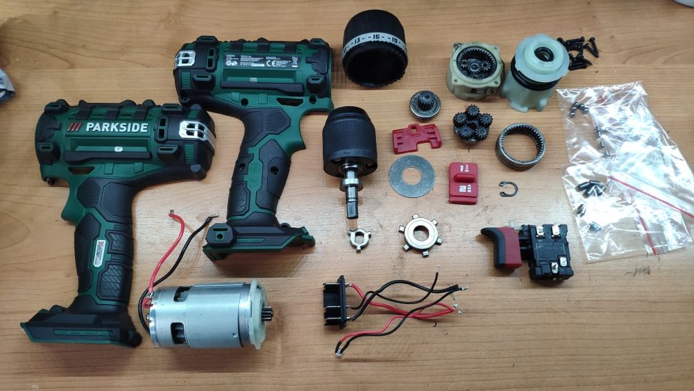 Peças de substituição para aparafusadora PARKSIDE PABS 20-LI E6