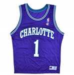Nba Jersey Charlotte Bogues Champion Koszulka 44