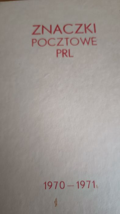 Klasery ze znaczkami PRL 9 tomów