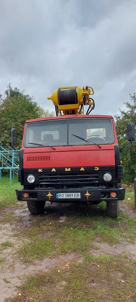 Камаз 53213. Автокран. 1991год.