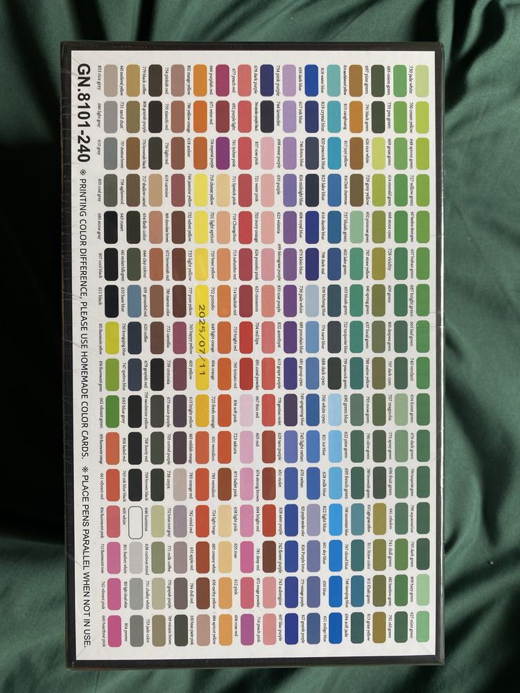 GuangNa markery akrylowe acrylic brush marker 240 sztuk/ pcs nowe