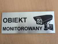 Tabliczka obiekt monitorowany
