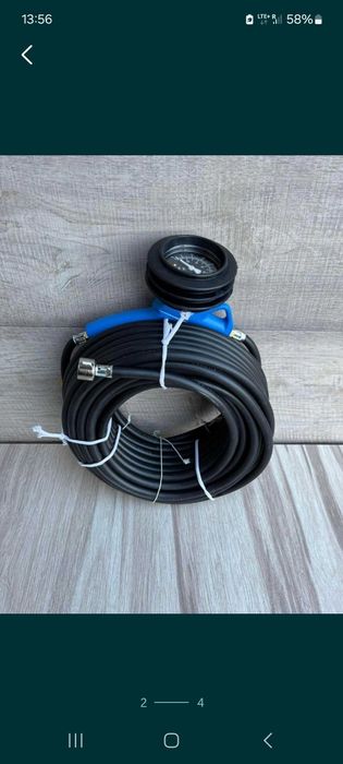 Sprzedam wąż z nanometrem i pistoletem do papowania kół