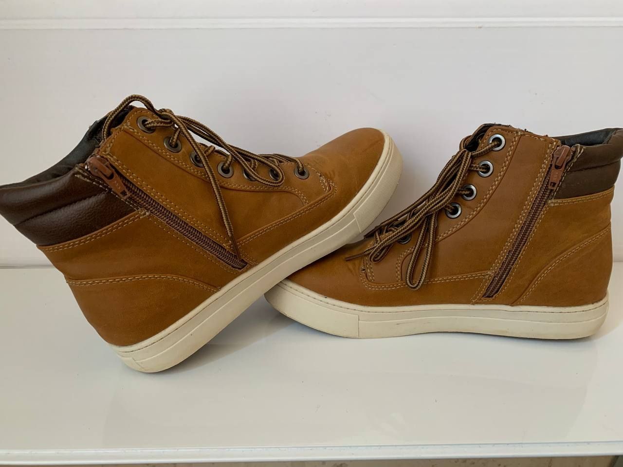 Женские полуботинки Plato (высокие кеды стиль Timberland)