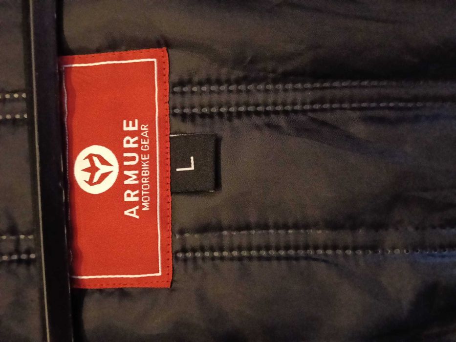 Vendo casaco de mota Armure tamanho L como novo + oferta de luvas
