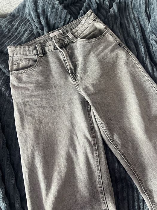 Джинси сірі, кльош, широкі