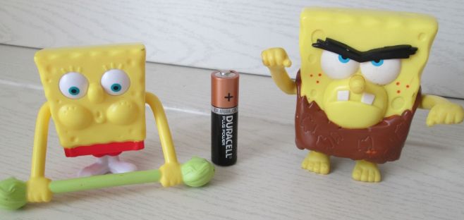 игрушка детская пластик спанч боб 2ш губка боб SpongeBob Square Pants