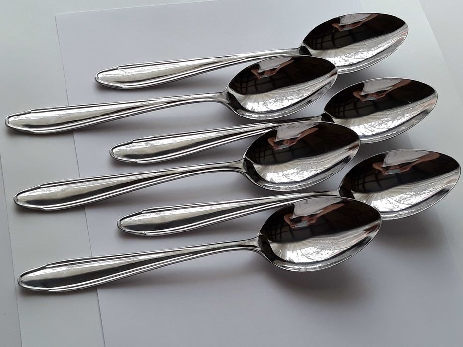 Łyżki obiadowe, BAKELIT, Gerlach, sztućce PRL