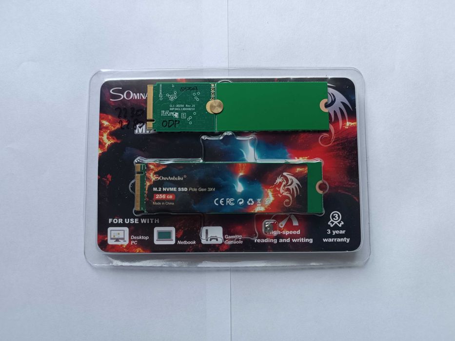 Новые SSD 256 GB M2 NVME Размер 2230 2242 2260 2280 SOmnAmbulist