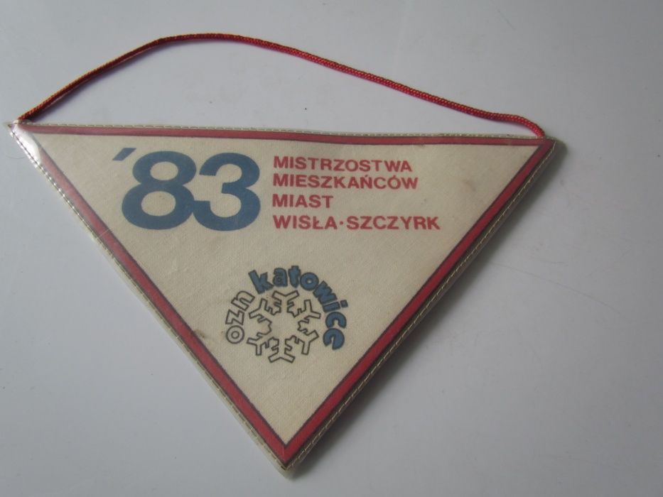 Proporczyk Mistrzostwa Mieszkańców Miast Katowice OZN 1983