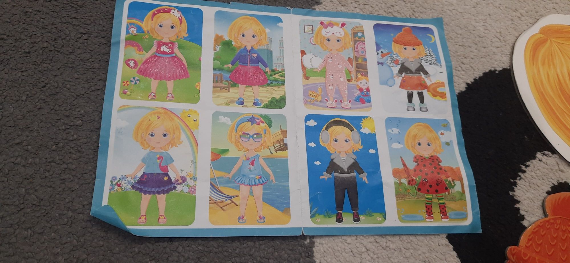 Magnetyczna gra nikole klocki kwiatki ogród