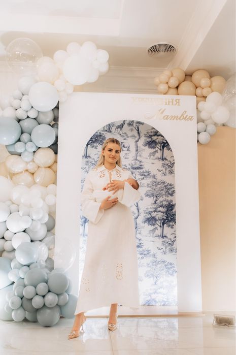 Сукня gunia . Лляна вишита сукня ОНИСІЯ .