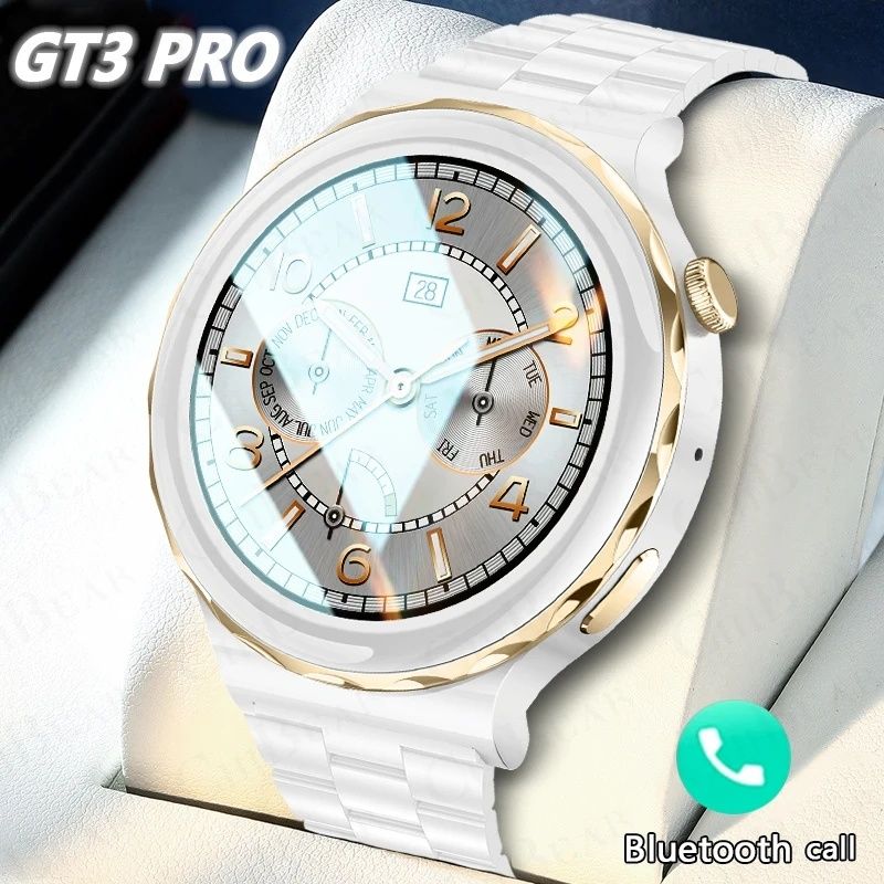 Элегантные керамические смарт часы GT3 pro.