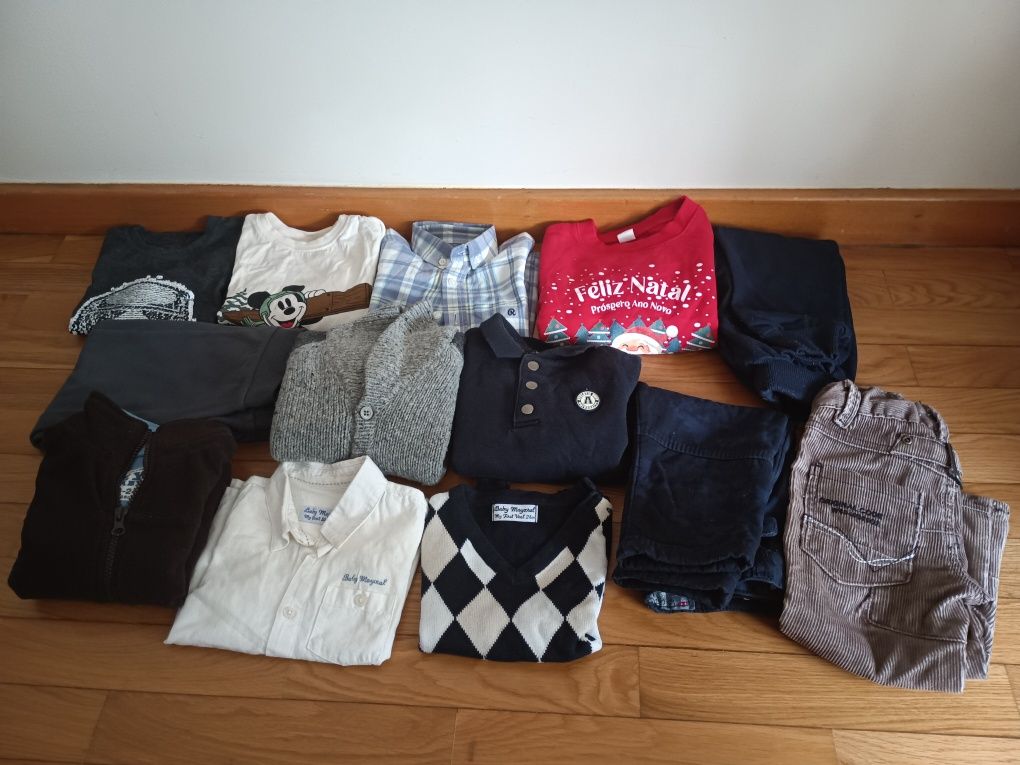 Lote de roupa menino 24-36 meses de inverno
